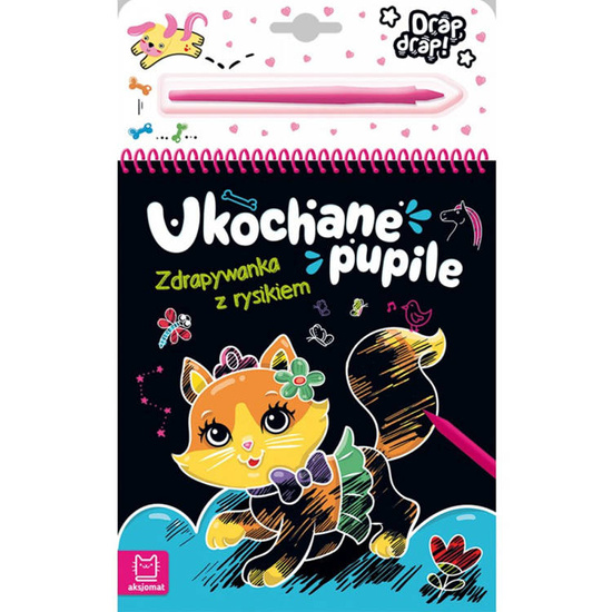 Aksjomat Kolorowa zdrapywanka z rysikiem Ukochane pupile. KS0654