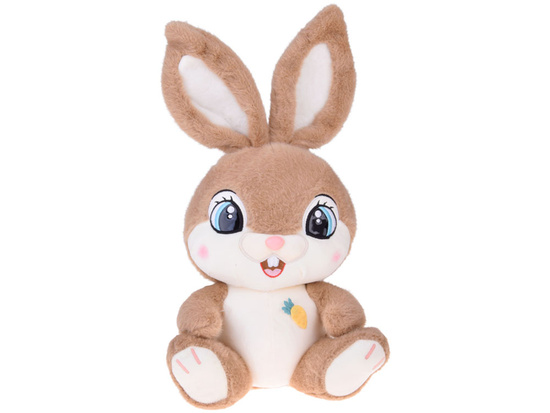 Plush rabbit 40 cm. Charming brown CARAMEL with foldable ears ZA5922