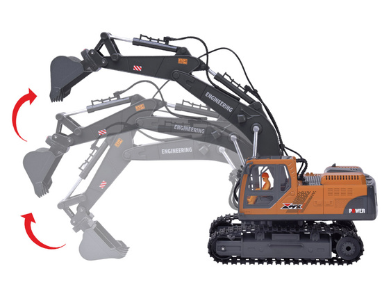 3-in-1 Remote-Controlled Excavator – Construction Vehicle with Interchangeable Attachments RC0752