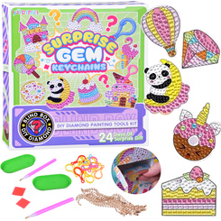 Creative Advent calendar, collage, diamond embroidery, key rings ZA6020