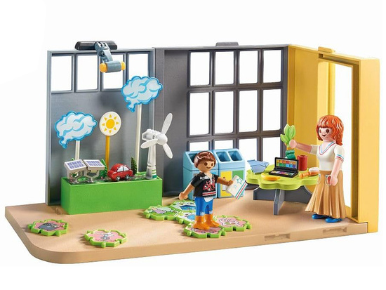 Klocki Playmobil 52-elementy 71331Szkoła rozbudowa nauka o środowisku ZA5992