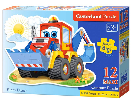 Puzzle 12 pcs. MAXI Funny Digger