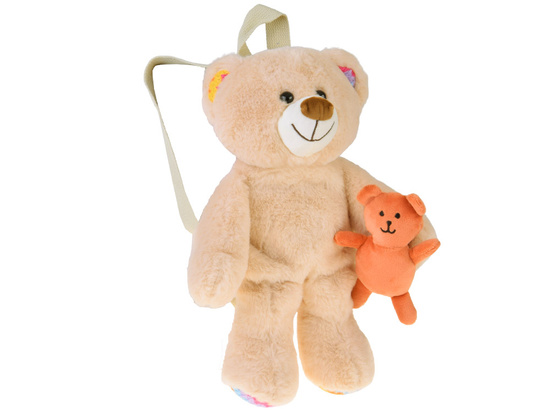 Adorable Teddy Bear Backpack – Plush Backpack with Adjustable Straps ZA5683