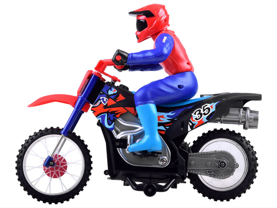 Dirt bike CROSS smoke light sound RC0564