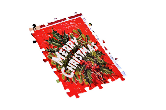 Advent Calendar PUZZLE - 24 Christmas puzzles in a VINTAGE style ZA5885