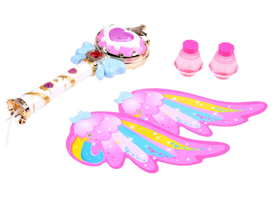 Magic wand with soap bubbles game shines ZA3997