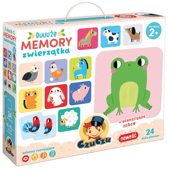 CzuCzu Duuuże Memory Vehicles educational game ZA4074