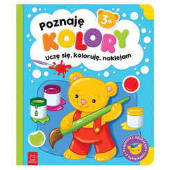 Aksjomat Poznaję kolory. Uczę się, koloruję, naklejam. 3+ KS0974