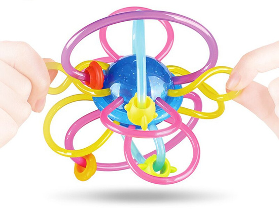 Sensory teether for a baby, rattle ZA2377