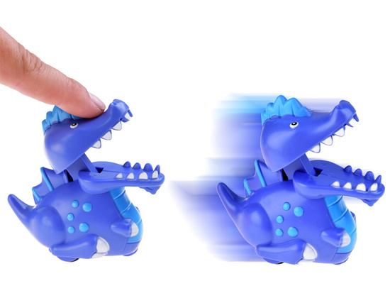 A set of riding dinosaurs, 4 pcs, drive ZA4735