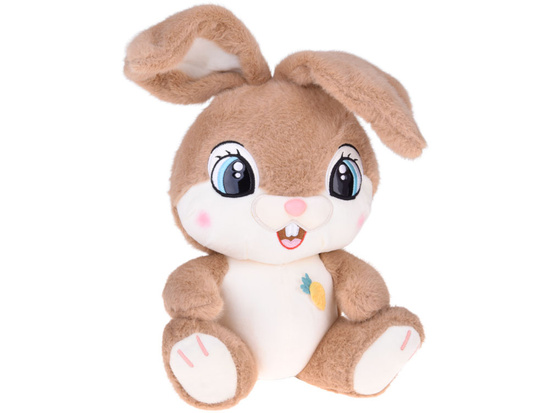 Plush rabbit 40 cm. Charming brown CARAMEL with foldable ears ZA5922