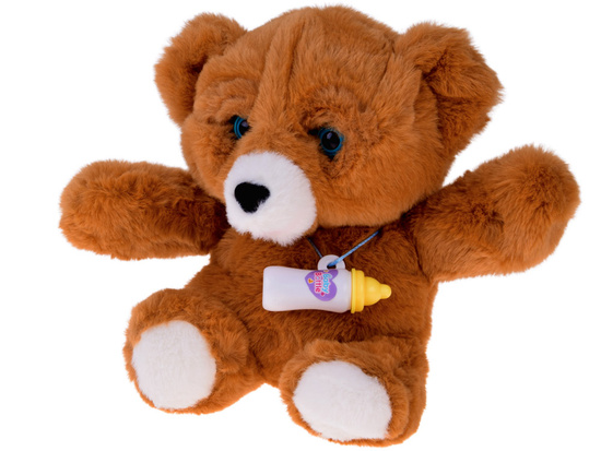 Interactive teddy bear laughs, cries, closes eyes, take care of the teddy bear ZA5773