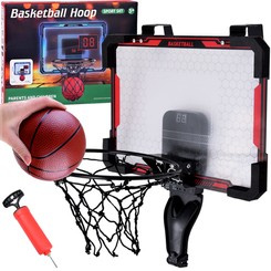 Set of basketball backboard, basket, point counter, ball SP0809