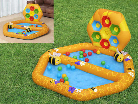 Bestway Inflatable Playground for Babies with Balls BEES 52639