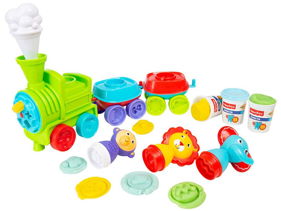 Fisher Price Train + dough 3 colors ZA3619