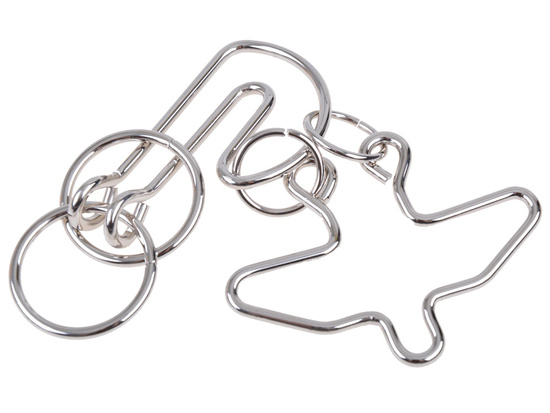4 curly metal puzzle ZA1132