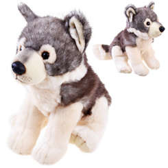 Mascot Plush Wolf gray 23cm 13813
