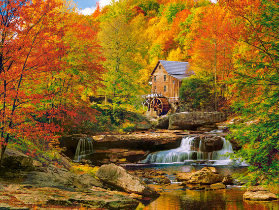 1000-piece Magical Autumn puzzle C-104918-2