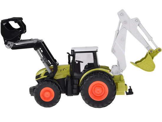 Zdalnie sterowany traktor Koparko-ładowarka spychacz na pilota  RC0718