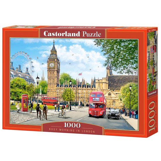 Busy Morning in London 1000 Piece Puzzle C-104963-2
