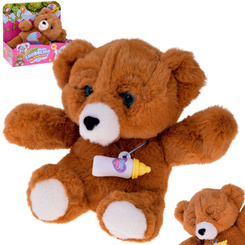 Interactive teddy bear laughs, cries, closes eyes, take care of the teddy bear ZA5773