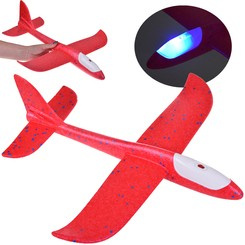 Light Styrofoam Plane Glider LED lighting ZA4984