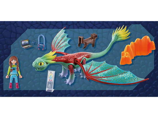 Klocki Playmobil 71083- Figurka smoka. Zestaw 14 elem.  ZA5998 