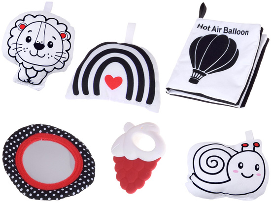 Contrasting educational mat playpen + balls rustling book ZA5826