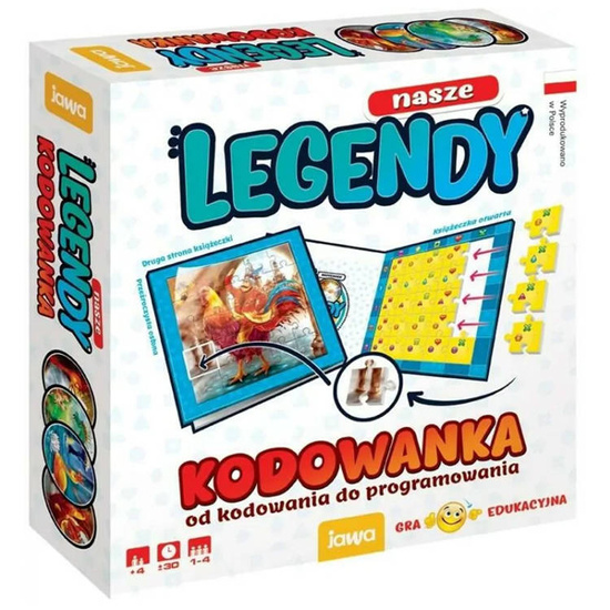 Jawa Gra logiczna ucząca podstaw kodowania - Nasze LEGENDY kodowanka GR0543