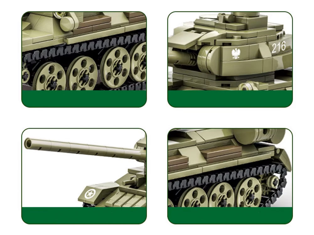 Klocki techniczne CZOŁG T-34-85 polski model 604ele ZA5675 pol_pl_Klocki-techniczne-CZOLG-T-34-85-polski-model-604ele-ZA5675-22343_7