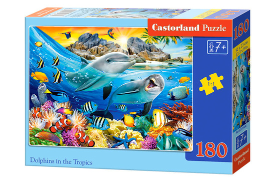 Puzzle 180 el. Dolphins in the Tropics