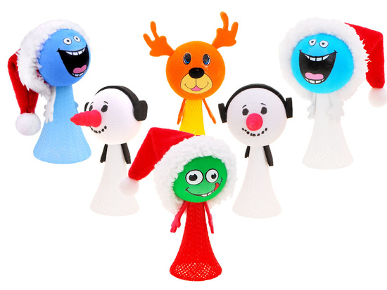 Santa's Elf Jumper spring toy Santa Claus Reindeer Snowman ZA 4708