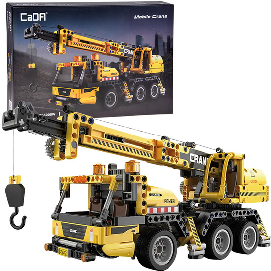 CaDA technical construction blocks 658 pieces CRANES movable elements ZA 5690