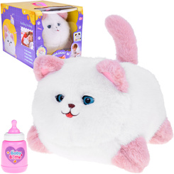 Interactive kitten PUSIA - meows, purrs and moves his eyes records voice + bottle ZA5480