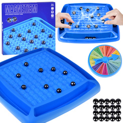 Magnetic Strategy Game with Balls and Wheel of Fortune for the Family GR0763