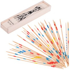 Wooden Mikado pick-up sticks game arcade GR0154