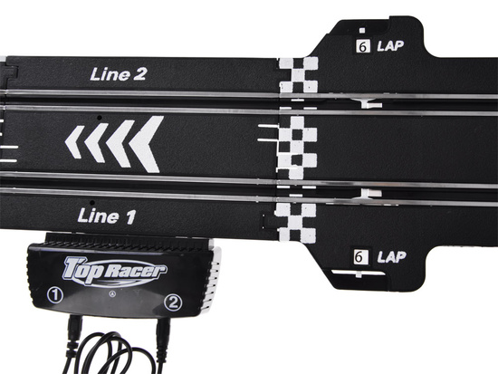 Electric car rally racing track 2 cars AUDI route 8m RC0620
