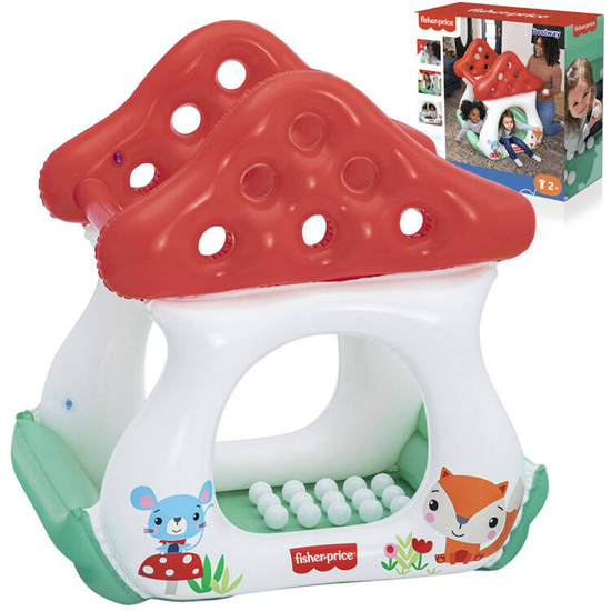 Bestway Inflatable pool with balls MUSHROOM MUCHOMOREK Fisher Price 93570