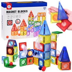 Magnetic blocks 123-pieces ball track ZA4719