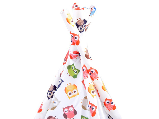 Teepee wigwam cheerful owls for a child ZA3508