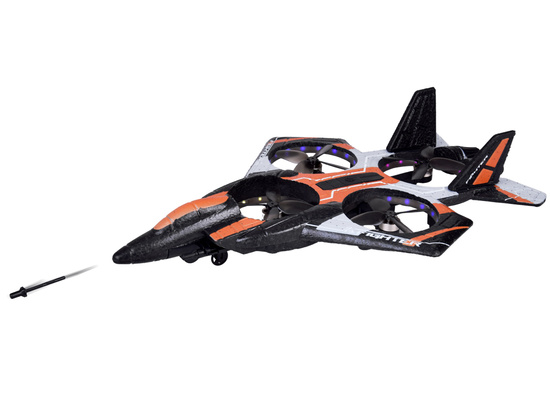 Strzelający DRON Combat - zdalne sterowanie rękawicą i pilotem RC0750