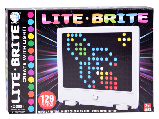 LED mosaic board with lamps puzzle Lite brite ZA4188