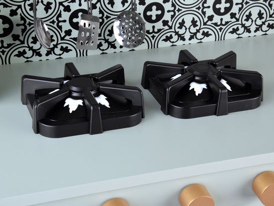 Miętowa drewniana Kuchnia dla dzieci efekty dźwiękowe świetlne ZA4128