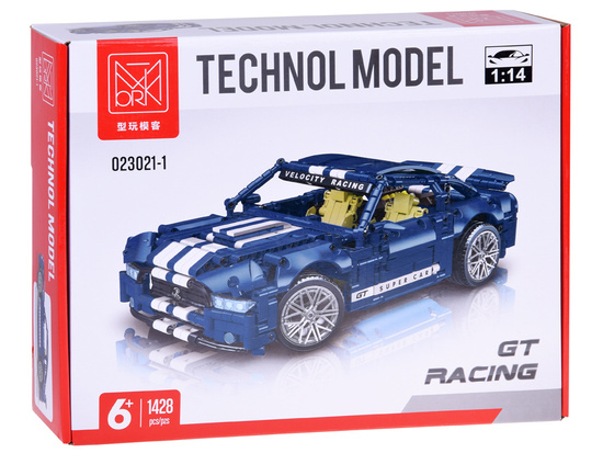 Klocki techniczne 1428-elementów Auto wyścigowe GT RACING ZA5308