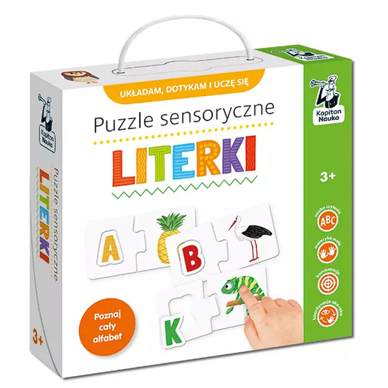 Captain Science Sensory Puzzle Letters - I touch, arrange and learn ZA6086