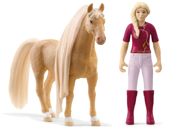Schleich rotating horse grooming station Sofia horse figurine akc ZA6003