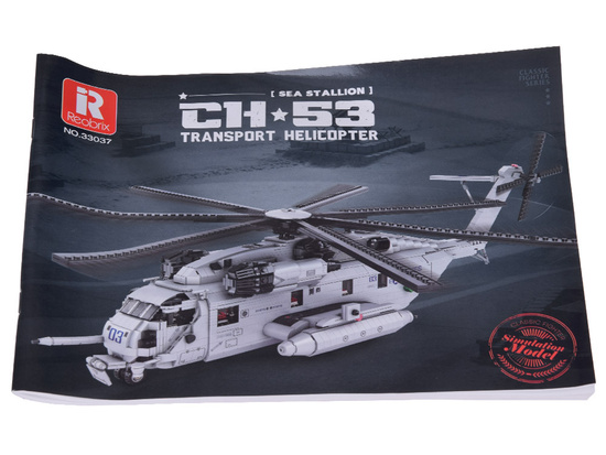 Technical blocks transport helicopter CH53 2192-pieces ZA5303