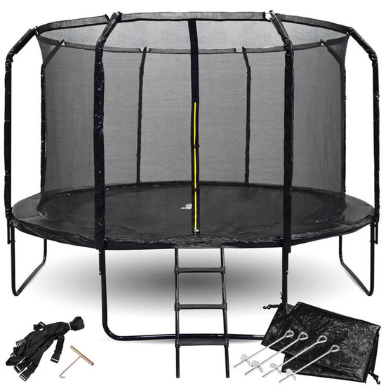 Trampolina ogrodowa SkyFlyer + drabinka 12FT 366cm