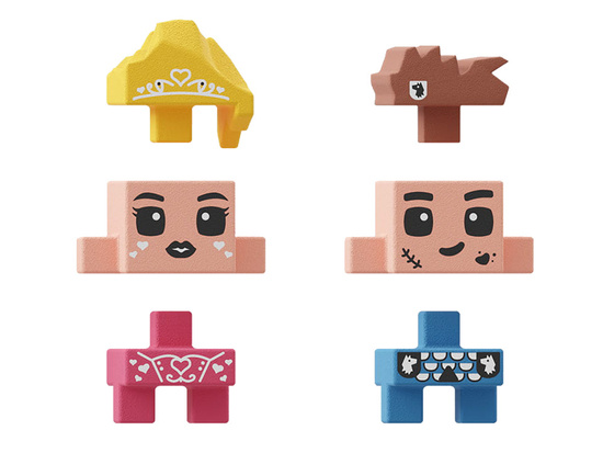 Marioinex Klocki mini wafle Wieża Fantazji 148ele 2 figurki  ZA5493