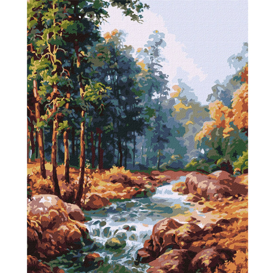 Painting by numbers 40x50 cm KHO2882 Carpathian fountain AP0076